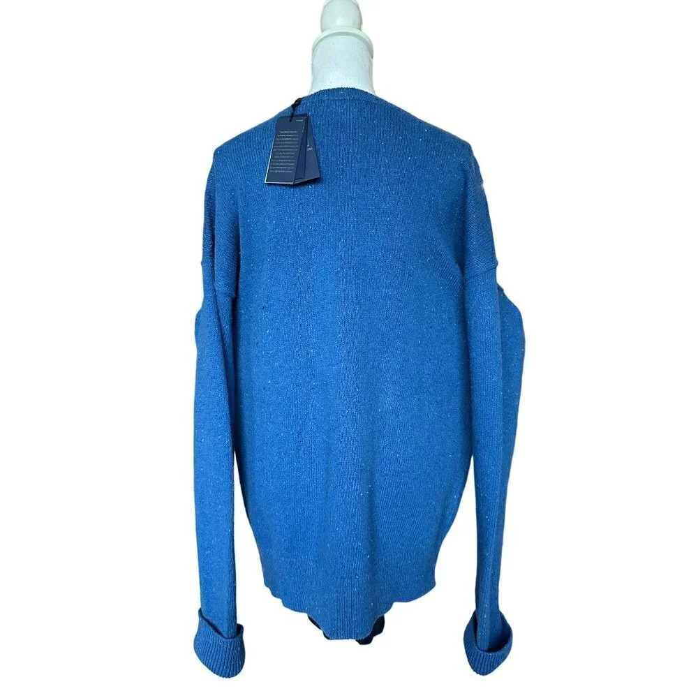Polo Ralph Lauren Polo Country Sweater Pocket Crew Neck Mens Blue XXL New $298